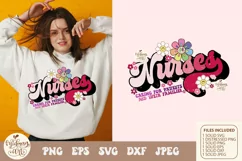 Nurse png svg, nurse sublimation design, retro Nurse png Product Image 3