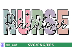 NP Nurse PNG, Nurse Practitioner SVG T-shirt Design Product Image 1