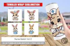 Tumbler Nurse Rabbit Product Image 1