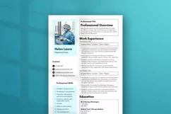Nurse Resume Template, Medical Resume Template, Nursing Product Image 8