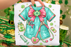 Nurse St Patrick's Day PNG, Nurse Life PNG, Lucky PNG, Irish Product Image 2