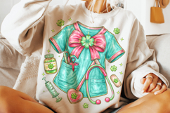 Nurse St Patrick's Day PNG, Nurse Life PNG, Lucky PNG, Irish Product Image 4