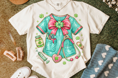 Nurse St Patrick's Day PNG, Nurse Life PNG, Lucky PNG, Irish Product Image 5