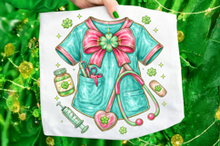Nurse St Patrick's Day PNG, Nurse Life PNG, Lucky PNG, Irish Product Image 6