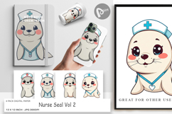 Digital Paper Nurse Seal Product Image 1