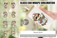 Glass Can Nurse Sloth Product Image 1