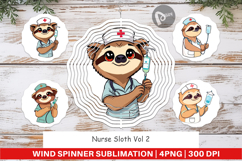 Wind Spinner Nurse Sloth Product Image 1