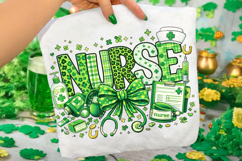 Nurse St Patrick's Day PNG, Nurse Life PNG, Lucky PNG, Irish Product Image 2