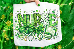 Nurse St Patrick's Day PNG, Nurse Life PNG, Lucky PNG, Irish Product Image 6
