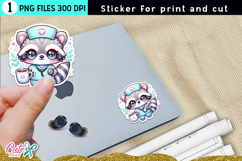 Nurse Sticker PNG  Medical Print and Cut Design
