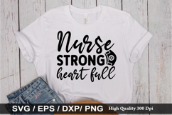 Nurse Quotes SVG Design - Nurse T-shirt Design Product Image 3