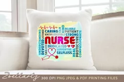 Nurse Sublimation Design Nurse Life PNG JPG PDF Nursing PNG Product Image 2