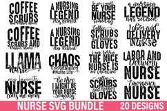 Nurse SVG Bundle - Nurse Design ,High Quality Files Product Image 1