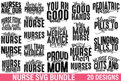 Nurse SVG Bundle - Nurse Design ,Nurse SVG Design Product Image 1