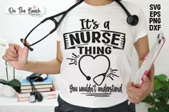 It's A Nurse Thing SVG You Wouldn't Understand SVG PNG Product Image 2