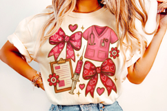 Nurse Valentine's Day PNG, Nurse Mom PNG, Xoxo PNG, Love PNG Product Image 4