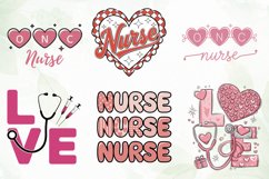 Nurse Valentine’s Day SVG Sublimation Product Image 3