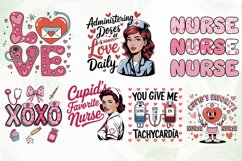 Nurse Valentine’s Day SVG Sublimation Product Image 2