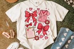 Nurse Valentine's Day Coquette PNG, Nurse Mom PNG, Xoxo PNG Product Image 3