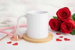 Valentine’s Mug Mockup JPG | Coffee Cup Mockup Product Image 2