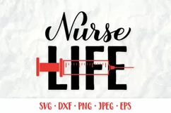 Nurse life SVG. Nurses quote. Nurse saying. Gift for nurse Product Image 1