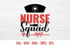 Nurse squad SVG. Nurses quote. Nurse saying. Nurse shirt Product Image 1