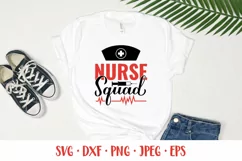 Nurse squad SVG. Nurses quote. Nurse saying. Nurse shirt Product Image 2