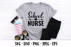 School nurse SVG. Nurse quote. Nursing school. Nurse design Product Image 2