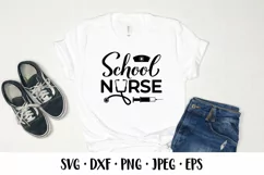 School nurse SVG. Nurse quote. Nursing school shirt design Product Image 2
