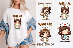Funny nurse sublimation | Sarcastic quotes nurse clipart PNG Product Image 1