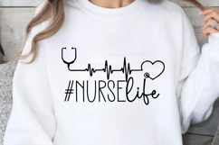 #Nurselife SVG, Nurse SVG Product Image 1