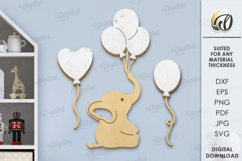 Nursery Decor Sets Bundle Laser Cut. Baby Room SVG Product Image 3
