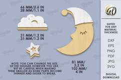 Nursery Decor Sets Laser Cut. Baby Room SVG Product Image 2