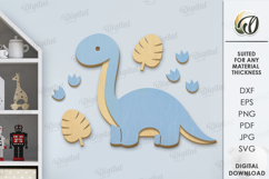 Nursery Decor Sets Laser Cut. Baby Room SVG Product Image 1