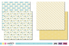 soft baby themed printable digital paper