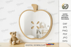 Nursery Mirrors Bundle Laser Cut. Kids Room Decor SVG Product Image 2