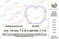 Nursery Mirror Laser Cut. Kids Room Decor SVG Product Image 2