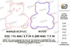 Nursery Mirror Laser Cut. Kids Room Decor SVG Product Image 2