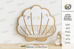 Nursery Mirrors Bundle Laser Cut. Kids Room Decor SVG Product Image 8