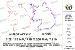 Nursery Mirror Laser Cut. Kids Room Decor SVG Product Image 2