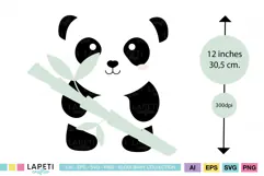 panda scrapbook clipart