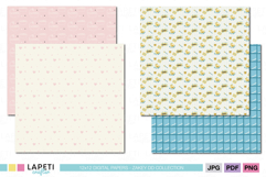 pastel nursery pattern paper
