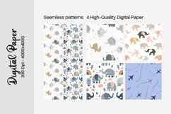 Nursery Seamless patterns and Seamless backgrounds Product Image 1