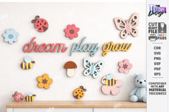 Nursery Wall Decor Laser Cut | Kids Room Decor | Kids Laser Product Image 1