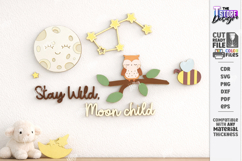 Nursery Wall Decor Laser Cut Bundle | Kids Room | Kids Laser Product Image 15