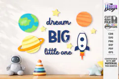 Nursery Wall Decor Laser Cut | Kids Room Decor | Kids Laser Product Image 1