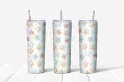 Nursery Teddy sublimation design Skinny tumbler wrap design 