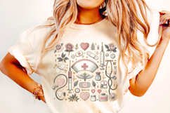 Nurse PNG, Nurse Sublimation, Nursing PNG, Stethoscope PNG Product Image 2