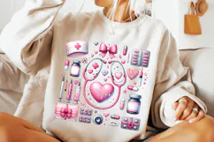 Nurse Coquette PNG, Nurse Sublimation, Nursing, Stethescope Product Image 2