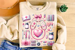 Nurse Coquette PNG, Nurse Sublimation, Nursing, Stethescope Product Image 3